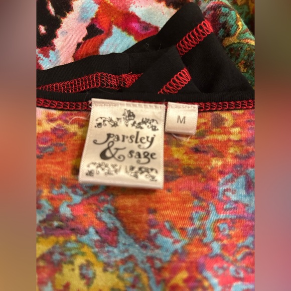 Parsley & Sage Patchwork Boho Top - Picture 5 of 6